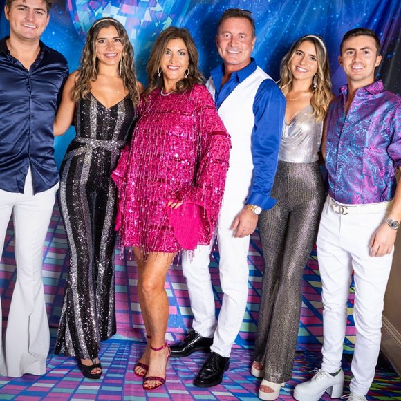 Hot Pink Beaded Tassel Flare Sleeve Mini Dress - Picture 7 of 8